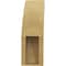 Ekena Millwork 5-inch W x 12-inch D x 16-inch H Thorton Rough Cedar Woodgrain TimberThane Knee Brace, Primed BRCUR05X12X16THRRCPR - alternate 6